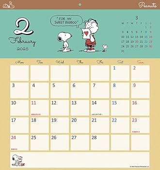 Amazon.co.jp: サンスター文具 スヌーピー スクエア 2025年 カレンダー